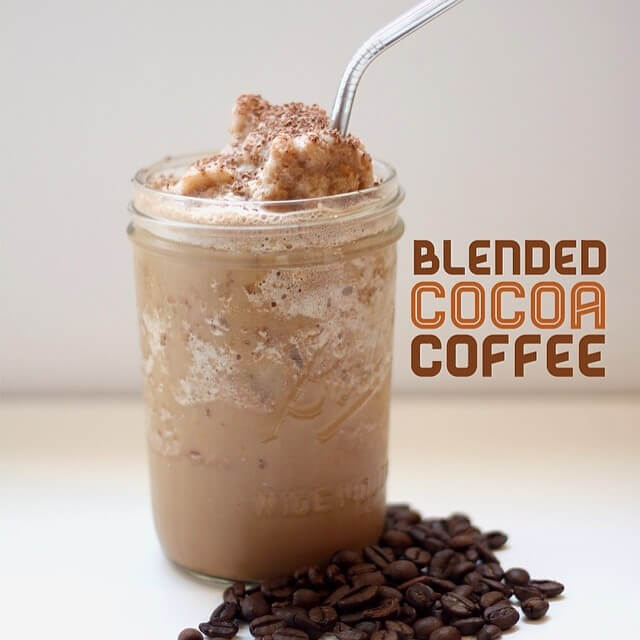 Healthy Blended Cocoa Ice Coffee
