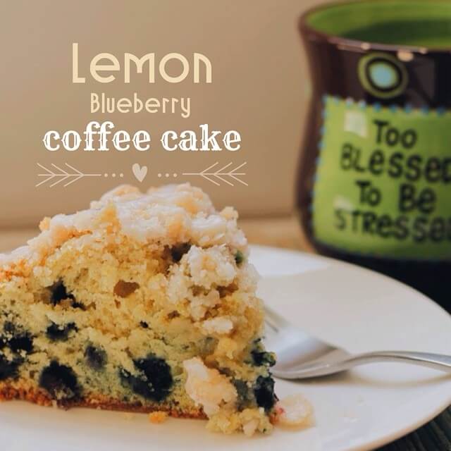 Lemon Blueberry Coffee Cake
